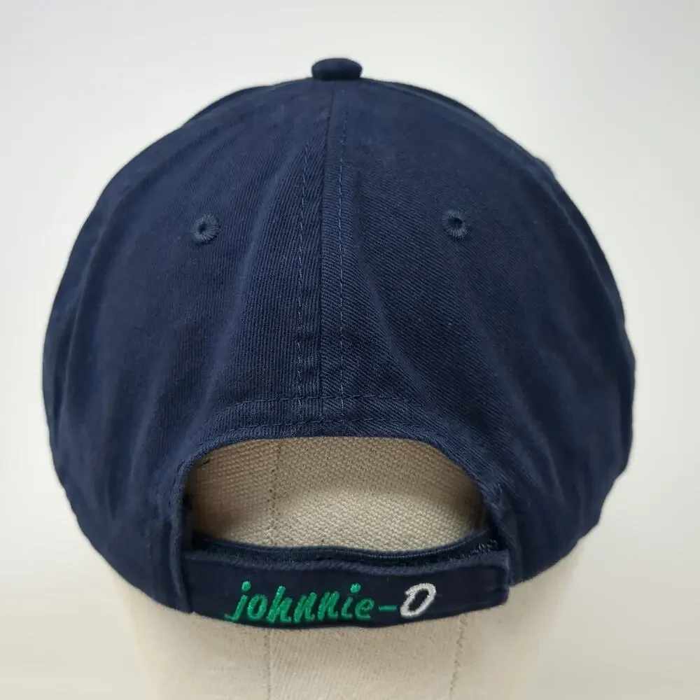 johnnie-O Baseball Cap Blue One Size Surfer Logo Embroidered Strapback Hat